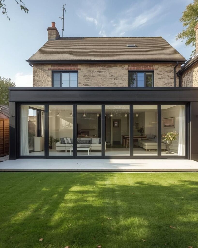 Single storey rear extension to 30s home